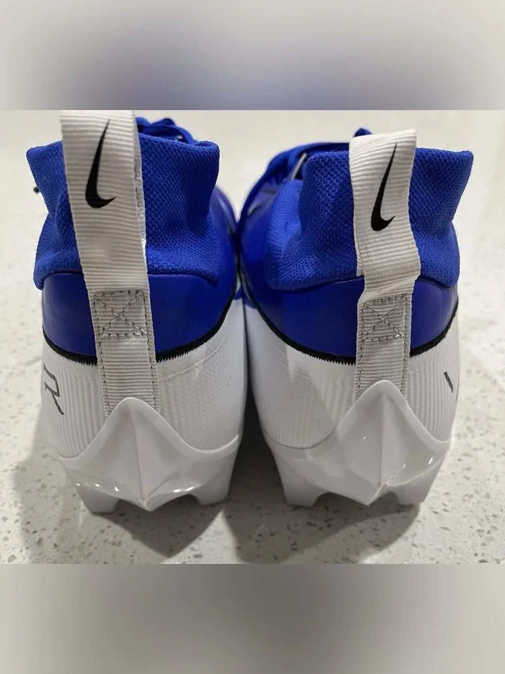 Nike Vapor Edge Pro 360 Men's Football Cleats, Size 16, Blue/Black/White-NEW